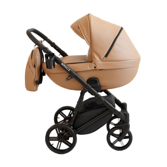 Коляска 2 в 1 Broco Miracle Black 9023-BMB-06, beige, бежевый