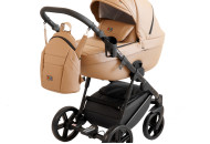 Коляска 2 в 1 Broco Miracle Black 9023-BMB-06, beige, бежевый