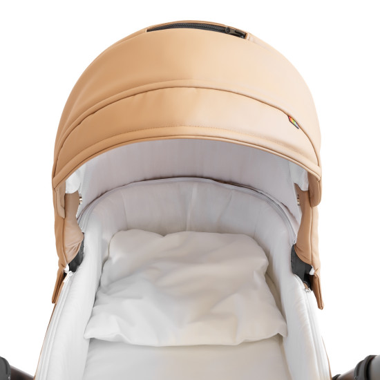 Коляска 2 в 1 Broco Miracle Black 9023-BMB-06, beige, бежевый