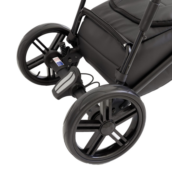 Коляска 2 в 1 Broco Miracle Black 9023-BMB-06, beige, бежевый