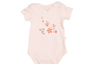 Боді Caramel Flowers короткий рукав BK8202PINK-62, pink, рожевий, 56/62