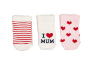 Caramel's socks cotton 0-3 m (3 pairs) 8310g, Girl, girl, 0-3 months