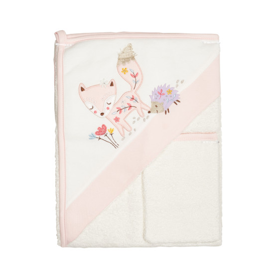 Рушник Caramel 82х90 8338 Lila, pink nude, рожевий