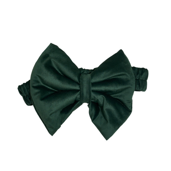Decor Bow for envelope Twins Bear & Velvet emerald