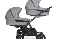 Коляска для двійні EasyGo 2 of Us 9023-EG2U-20, Pearl, сірий