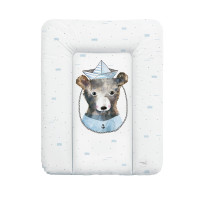 Пеленальный матрас Cebababy 50x70 Watercolor World W-143-123-654, Sailor, белый