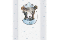 Пеленальная доска Cebababy 50x70 Watercolor Word W-200-123-654, Sailor, белый