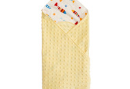 Конверт - плед Twins Minky Літо 75х75 1408-TL-05, yellow, жовтий