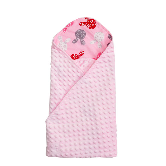 Envelope-Twins MINKY Pedid Summer 75x75 1408-TL-08 Pink, Pink