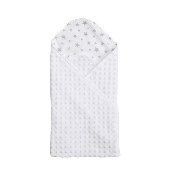 Конверт - плед Twins Minky Лето 75х75 1408-TL-01 white, белый