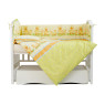 Постельный комплект 4 эл Twins Comfort бампер + сменка 4052-C-027, Утята зеленые, салатовый