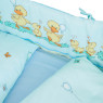 Постельный комплект 4 эл Twins Comfort бампер + сменка 4052-C-025, Утята голубые, синий