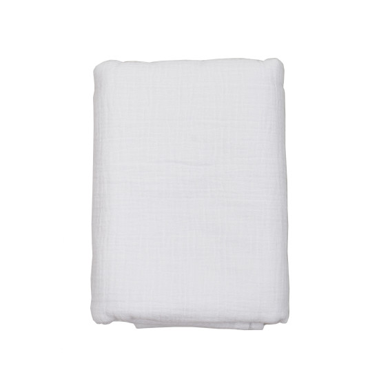 Пеленка Twins муслиновый 120х100 2-х слойная 1610-PM-01-120x100, white, белый