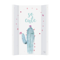 Пеленальная доска Cebababy 50x70 Watercolor Word Cactus белый