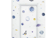 Пеленальный матрас Cebababy 50x70 Watercolor World W-143-123-651, Universe, белый