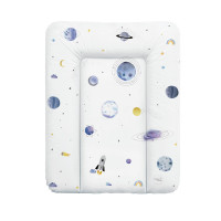 Пеленальный матрас Cebababy 50x70 Watercolor World W-143-123-651, Universe, белый