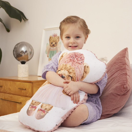 Подушка Cebababy Cuddie Fluffy Puffy Poly дівчинка
