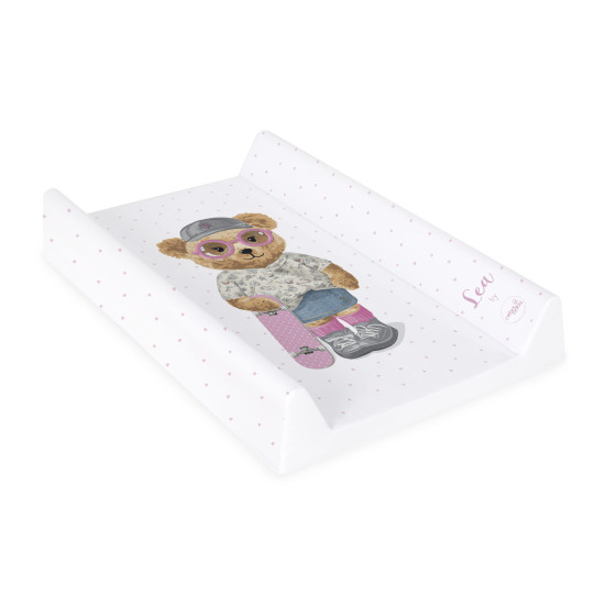 Пеленальная доска Cebababy 50x70 Fluffy Puffy W-203-132-684, Lea, девочка