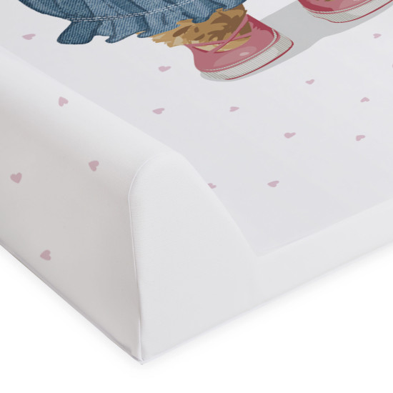 Пеленальная доска Cebababy 50x70 Fluffy Puffy W-203-132-685, Lizzy, девочка
