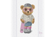 Пеленальная доска Cebababy 50x70 Fluffy Puffy W-203-132-684, Lea, девочка