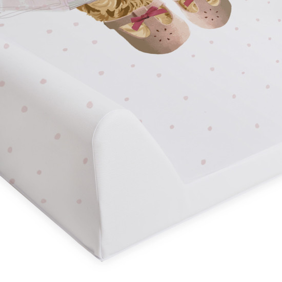 Пеленальная доска Cebababy 50x70 Fluffy Puffy W-203-132-681, Poly, девочка