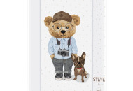 Пеленальная доска Cebababy 50x70 Fluffy Puffy W-203-132-687, Steve, мальчик