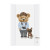 Пеленальная доска Cebababy 50x70 Fluffy Puffy W-203-132-687, Steve, мальчик