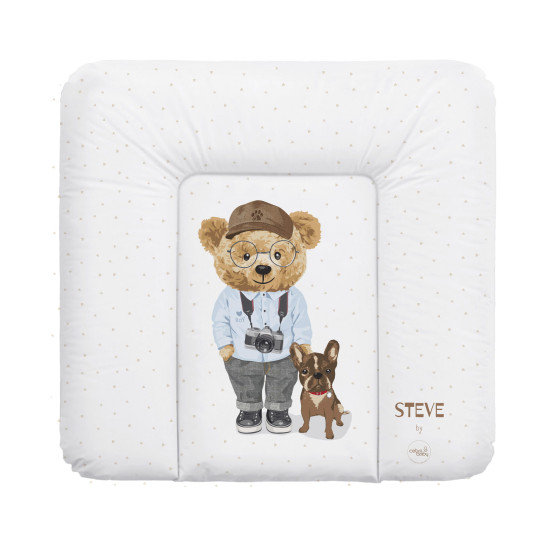 Пеленальный матрас Cebababy 75x72 Fluffy Puffy W-144-132-687, Steve, мальчик