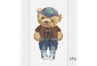 Пеленальная доска Cebababy 50x70 Fluffy Puffy W-203-132-683, Stu, мальчик