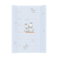 Пеленальная доска Cebababy 50x70 Basic line W-200-002-160, Зебра голубая, голубой
