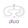 Подушка для вагітних Ceba Physio Duo W-705-000-642, Dandelions, мультиколір