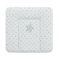 Пеленальный матрац Cebababy 75x72 Basic line W-144-066-260, Звездочка серая