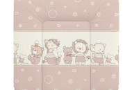 Пеленальный матрас Cebababy 75x72 Basic line W-144-050-230, Утки бежевый