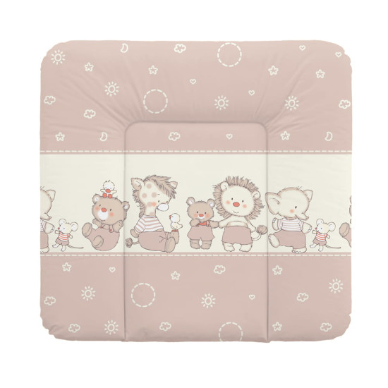 Пеленальный матрас Cebababy 75x72 Basic line W-144-050-230, Утки бежевый