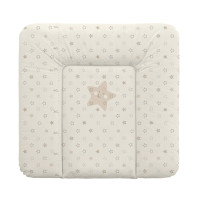 Пеленальный матрас Cebababy 75x72 Basic line W-144-066-111, Звездочка бежевая