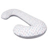 Подушка для вагітних Ceba Physio Duo джерсі W-705-700-528, Clouds, мультиколір