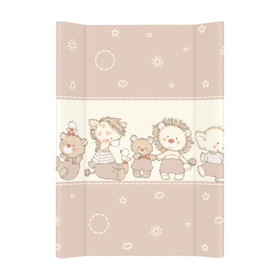 Повивальна дошка Cebababy 50x70 Basic line Soft W-102-050-230, Качки беж, бежевий