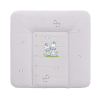 Пеленальный матрас Cebababy 75x72 Basic line W-144-002-260, Зебра серая