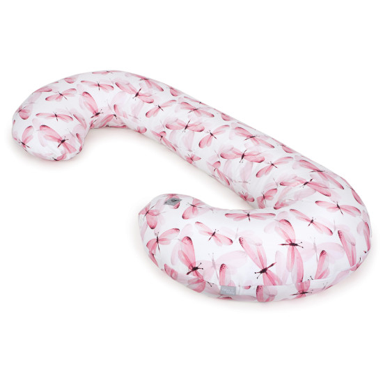 Подушка для вагітних Ceba Physio Duo Flora & Fauna W-705-099-543, Libelula, білий