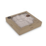 Sleeping bag for newborns Ceba knitted 62x42 grey