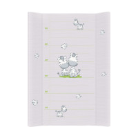 Пеленальная доска Cebababy 50x70 Basic line Soft W-102-002-260, Зебра серая