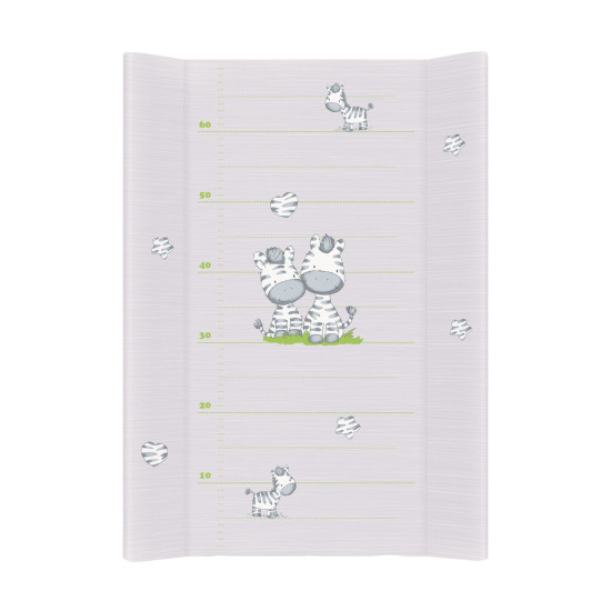 Пеленальная доска Cebababy 50x70 Basic line Soft W-102-002-260, Зебра серая