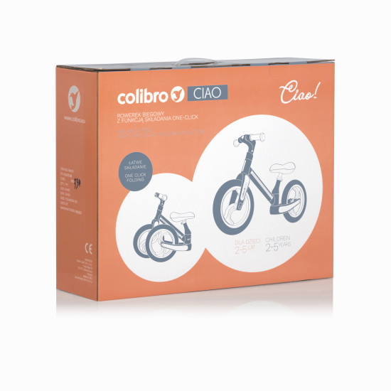 Детский беговел Colibro Ciao Rose gold розовый