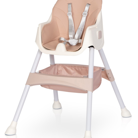 Стул для кормления Colibro Picolo Pastel pink, пудра