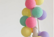 Гирлянда - ночник Cottonballlight 20 шариков в коробке Ice Cream, мультиколир