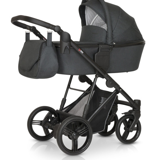 Коляски 3 в 1 Verdi Dynamic 9023-VD-02, dark grey, темно сірий