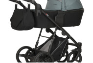 Stroller 3 in 1 Verdi Dynamic 9023-VD-03, Black/Jungl, Baby/Green