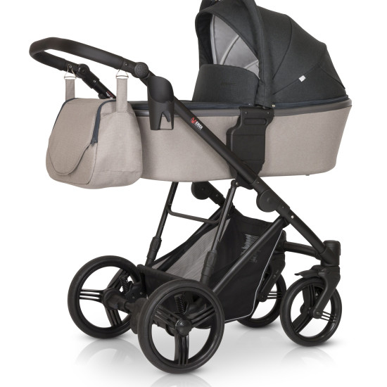 Коляска 3 в 1 Verdi Dynamic 9023-VD-06, beige/dark grey, бежевий/графіт