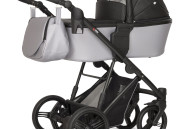Stroller 3 in 1 Verdi Dynamic 9023-VDE-07L ECO, Light Grey/Black, light gray/black