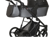 Stroller 3 in 1 Verdi Dynamic 9023-VDE-08L ECO, Dark Grey/Black, graphite/black